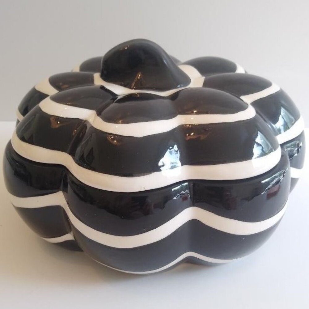 Whimsical Cupboard 10 Strawberry Street Pumpkin Canister with Lid
